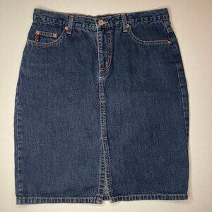 Guess Jeans Denim Skirt Womens 30 Blue Jean Med Wash 90s Y2K Vintage USA-Made